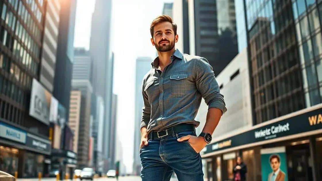 A importância de atitude e postura masculina