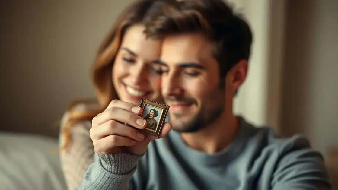 A presença de lembranças e pequenos gestos
