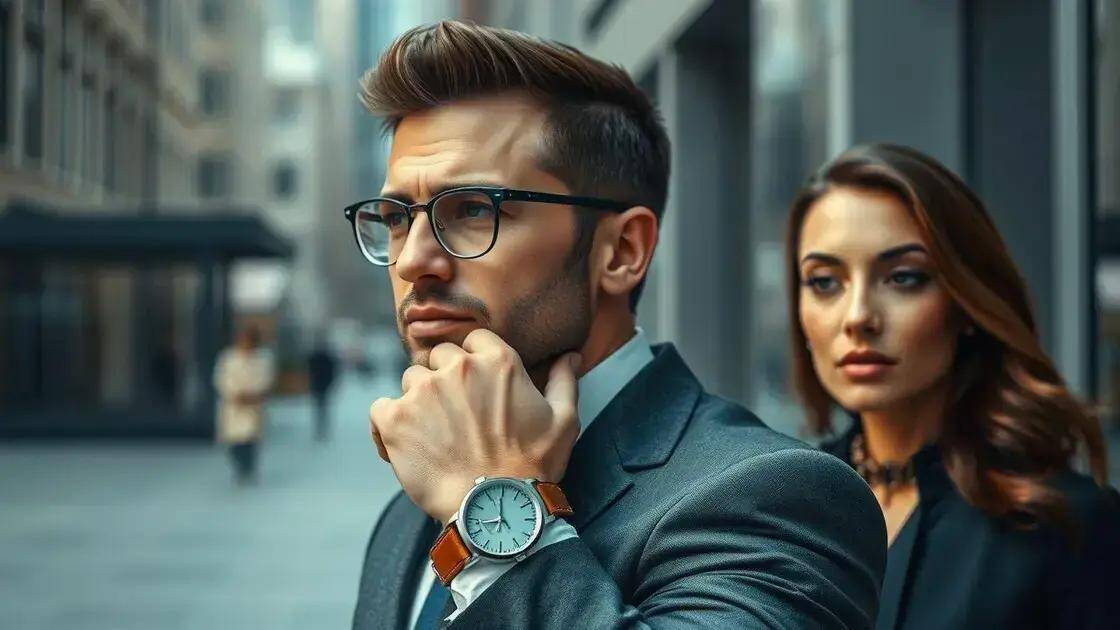 Acessórios e detalhes que reforçam uma vibe confiável