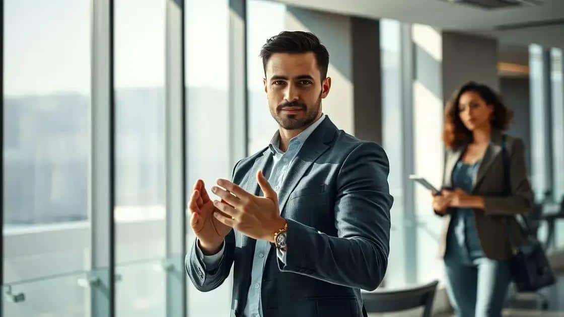 como a linguagem corporal define um líder