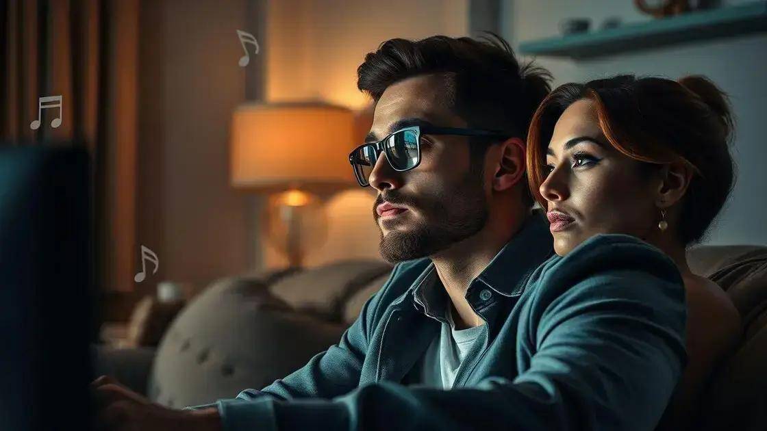 Como a música influencia a relação do homem com a série