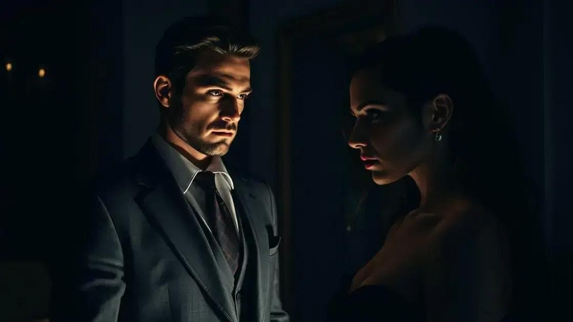 Como o suspense e a ambiguidade criam tensão no fim