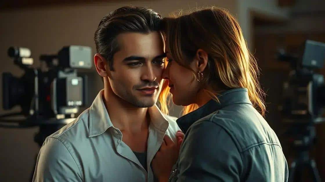 como romances proibidos agitam os sets de filmagem