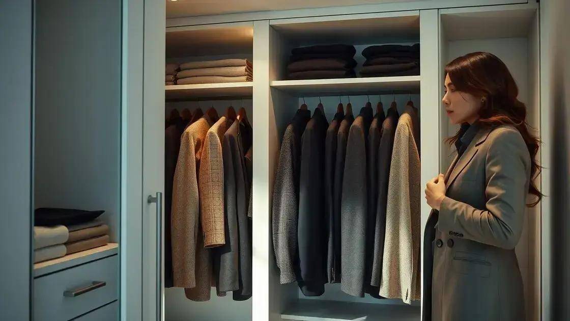 dicas para ajustar seu guarda-roupa sem exageros
