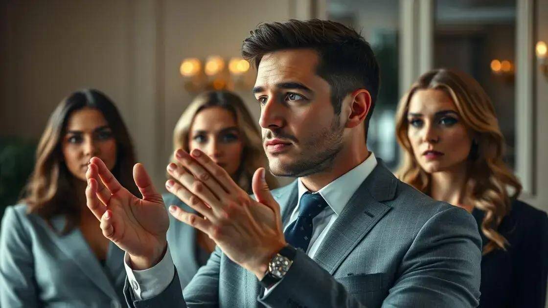 gestos que reforçam a autoridade sem forçar