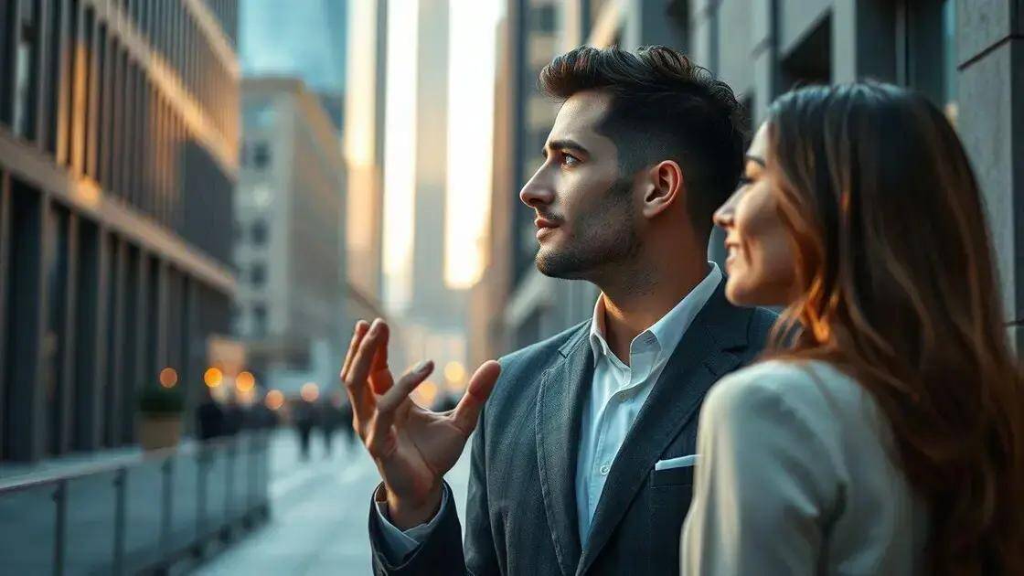 linguagem corporal que transmite autoridade e segurança