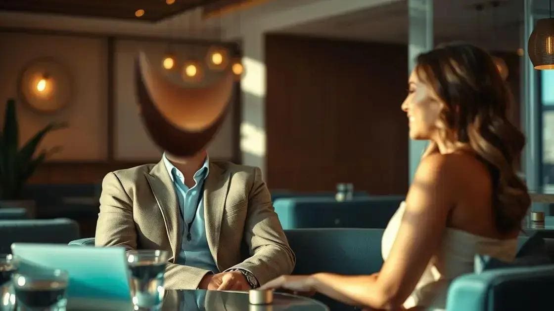O impacto que um homem decidido causa na primeira conversa