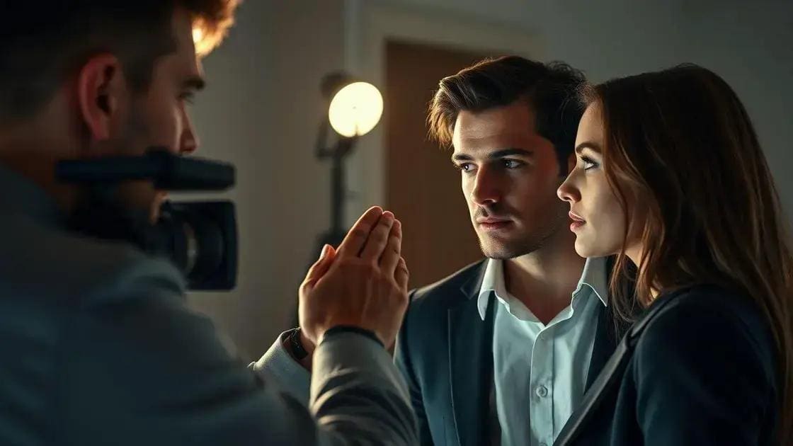 O papel do diretor na criação da tensão visual entre personagens