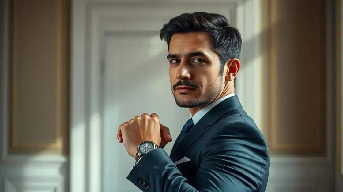 postura e linguagem corporal que definem um homem elegante
