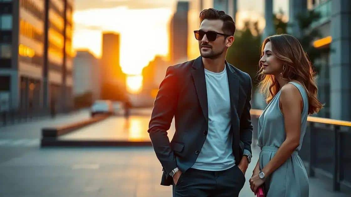 Roupas e acessórios que passam confiança e atitude