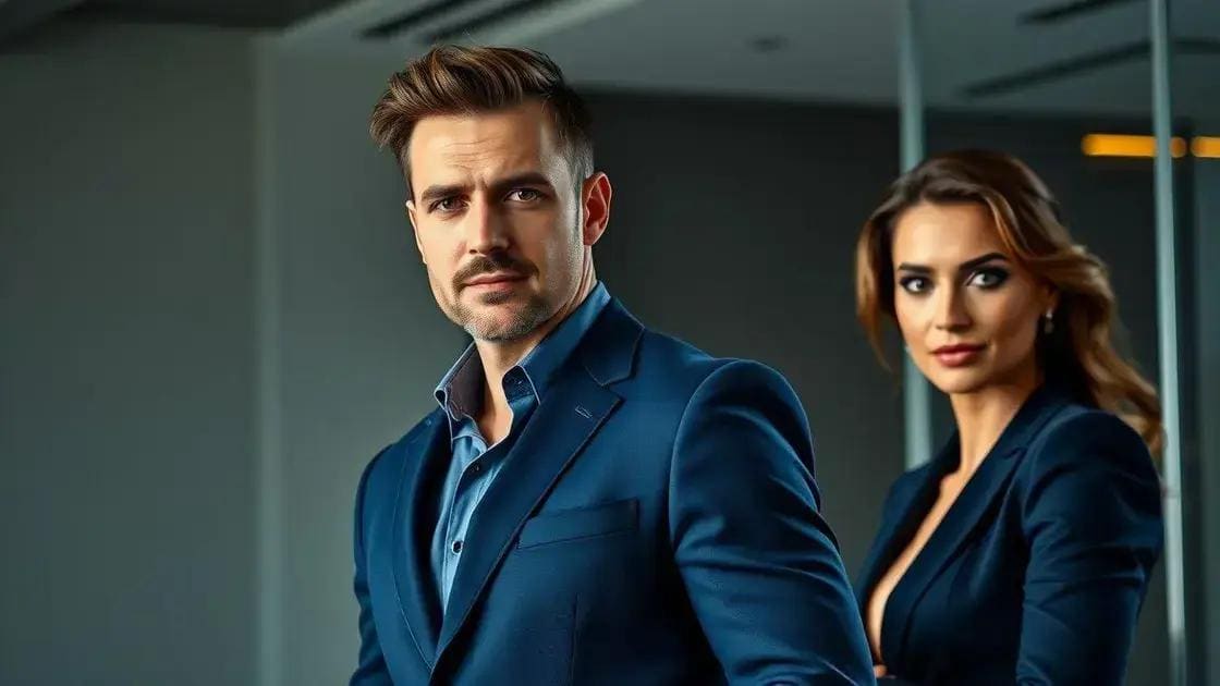 roupas que valorizam o corpo e sugerem autoridade