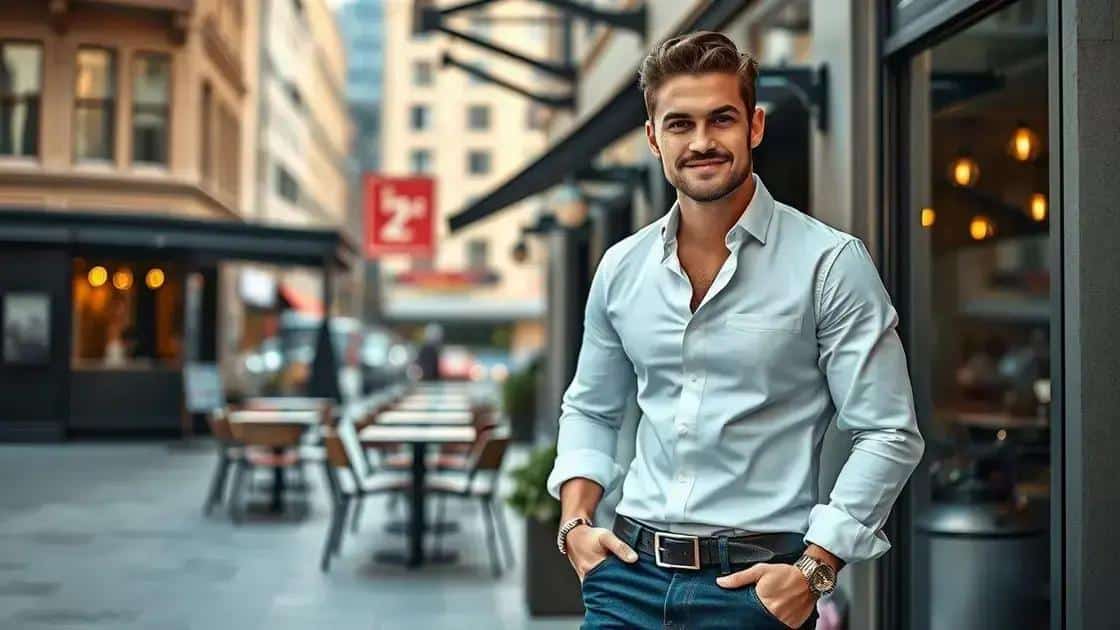 roupas que valorizam o corpo masculino sem exageros