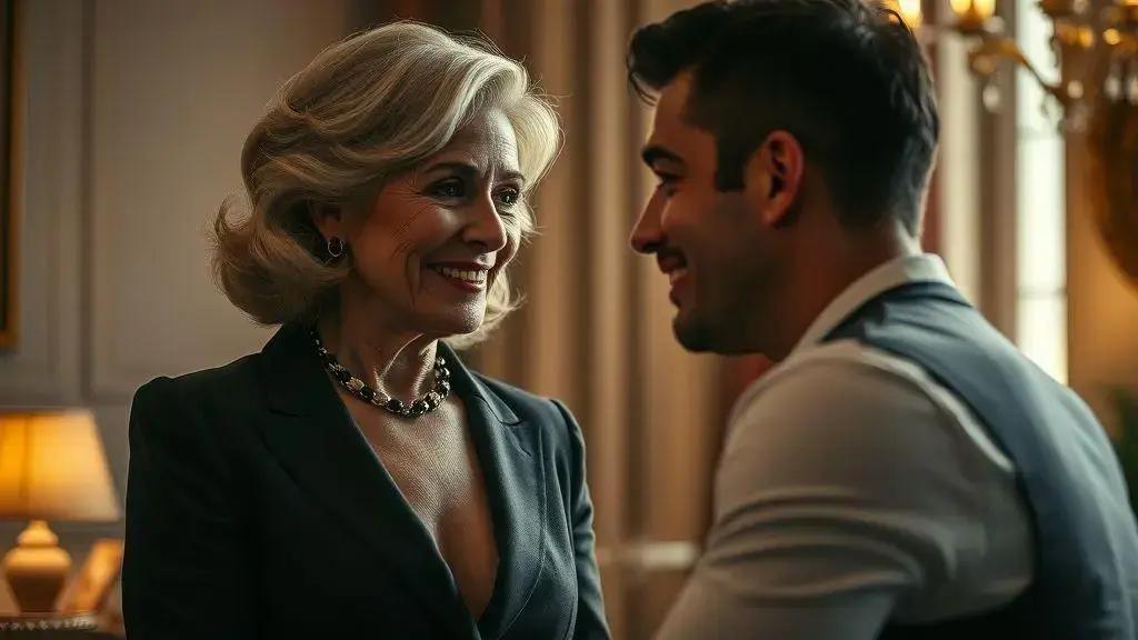 histórias de sedução e poder entre mulheres mais velhas e homens mais jovens