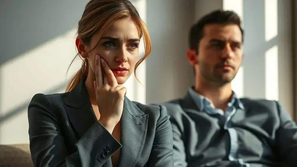 O papel da comunicação silenciosa no momento de dúvida dela